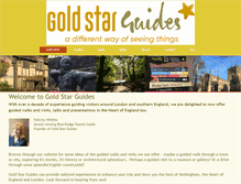 Tablet Screenshot of goldstarguides.com